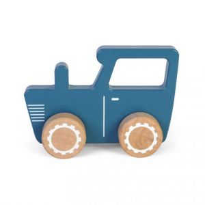 TIAMO traktor dřevěný Little Dutch modrý