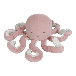 LITTLE DUTCH Ocean Malá plyšová chobotnička Pink