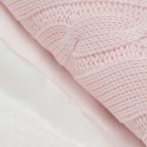LUMIMA zimní deka copánek, růžová