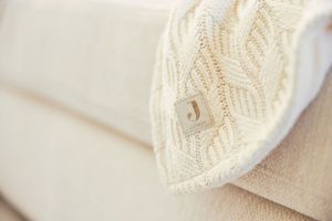 Jollein Deka 75x100cm Spring knit Ivory/coral fleece
