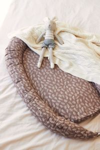 Jollein Deka 75x100cm Spring knit Ivory/coral fleece