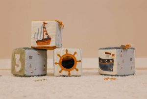 Little Dutch 4 plyšové kostky – Námořnický záliv