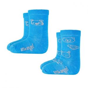 Little Angel Ponožky dětské set obrázek Outlast® - modrá